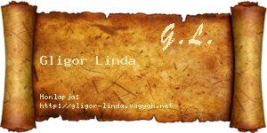 Gligor Linda névjegykártya
